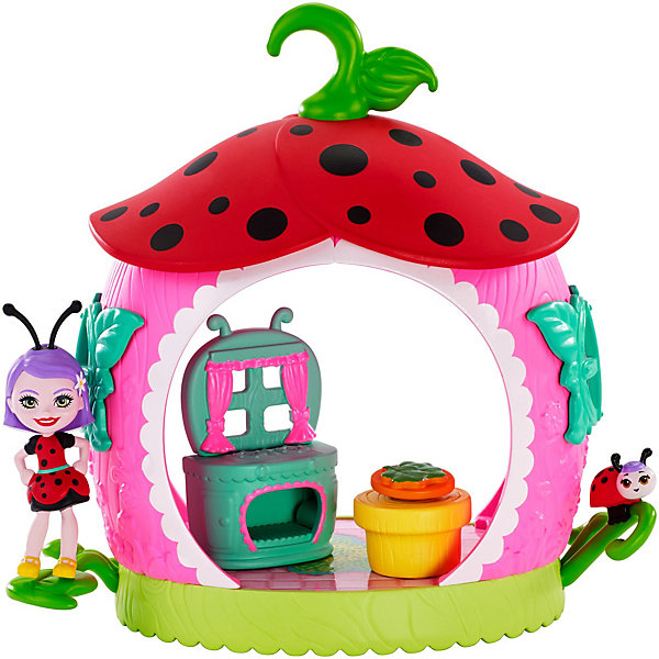 

Игровой набор Enchantimals "Домик букашек" Ладилия Божья Коровка и кухня