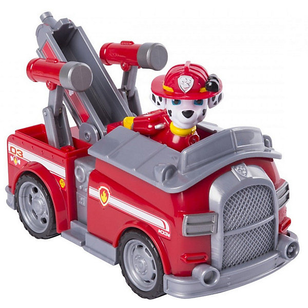 

Машинка спасателя Spin Master "Marshall transforming fire engine", Щенячий патруль, Красный