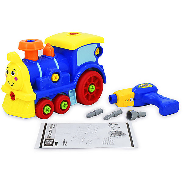 

Игровой набор-конструктор Bebelot "Паровоз", Разноцветный
