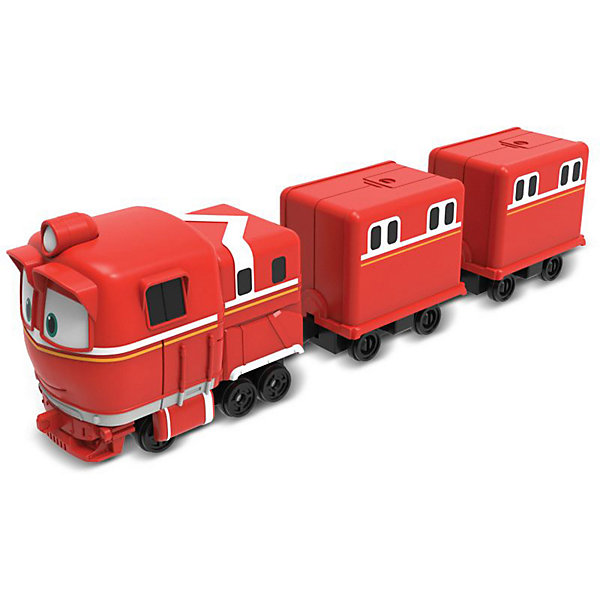 

Паровозик с двумя вагонами Silverlit Robot Trains Альф, Разноцветный
