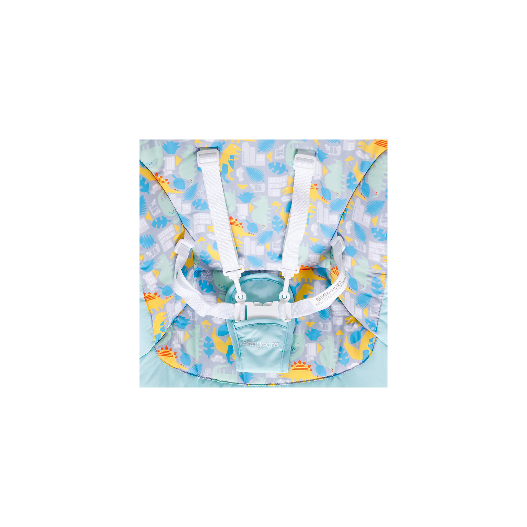 

Электрокачели Baby Care Butterfly 2 в 1, мятные, Мятный
