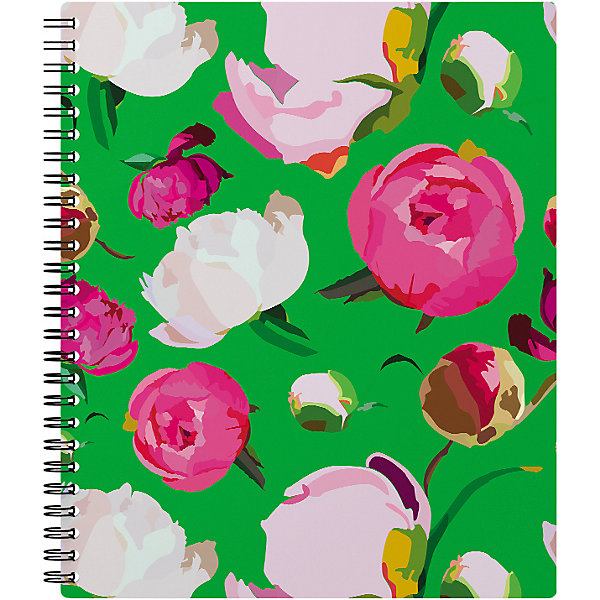 

Тетрадь на спирали Erich Krause Peonies А5+, 60 листов, клетка, Разноцветный, Тетрадь на спирали Erich Krause Peonies А5+, 60 листов, клетка