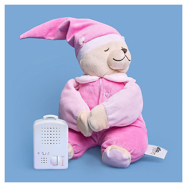 

Игрушка для сна Doodoo Мишка Жульет, в розовой пижамке, Розовый