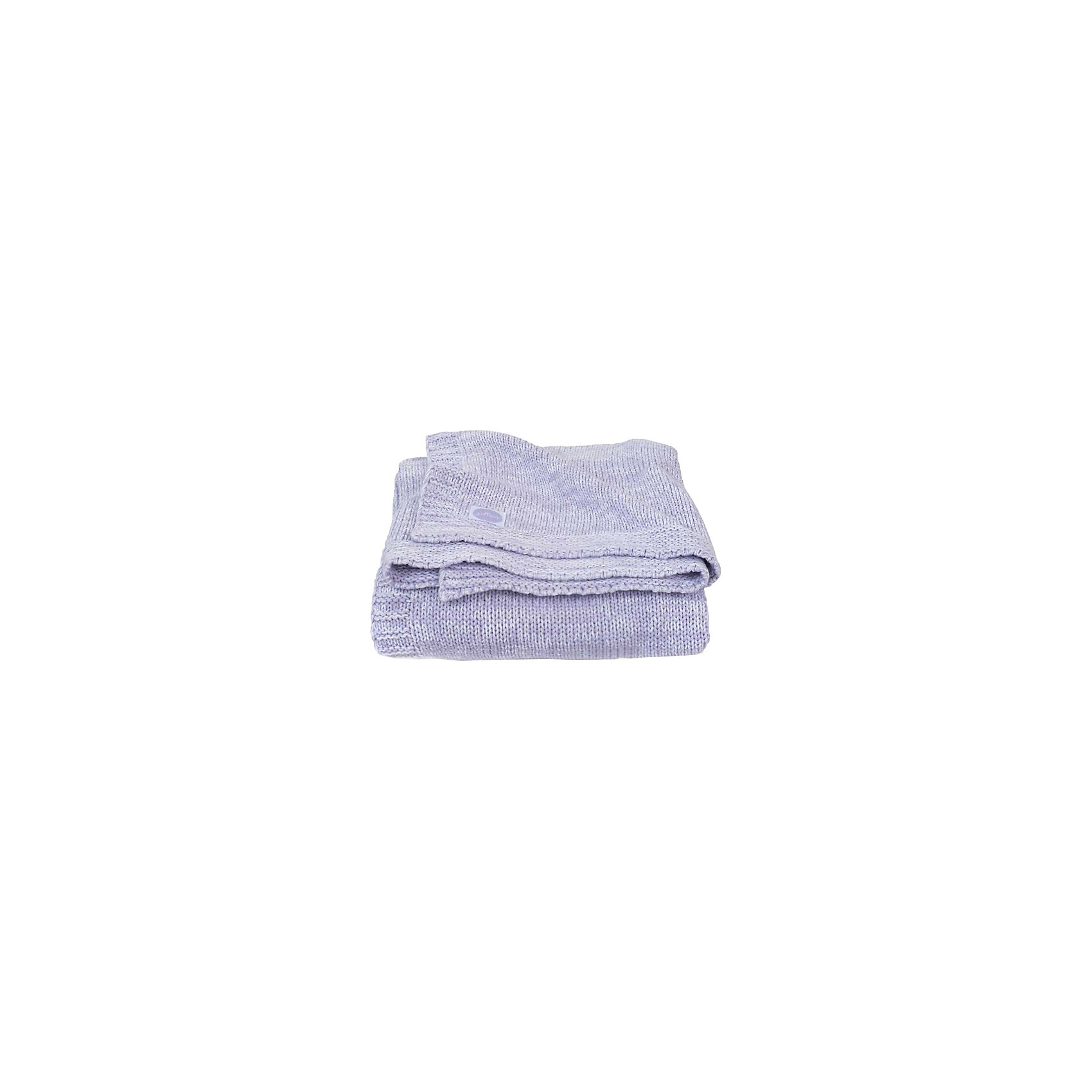 фото Вязаный плед Jollein "Melange knit" soft lilac, 75x100 см