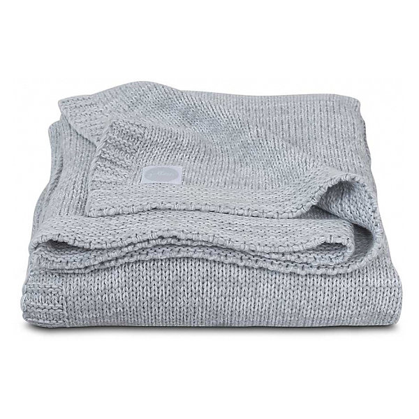 

Вязаный плед Jollein "Melange knit" soft grey, 75х100 см, Серый