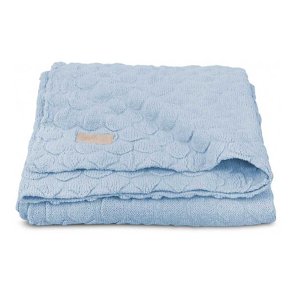 

Вязаный плед Jollein "Fancy knit" baby blue, 75х100 см, Синий