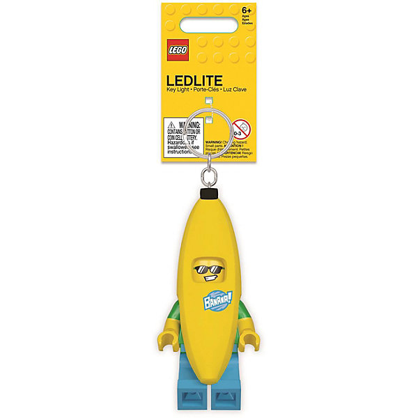 

Брелок-фонарик для ключей Lego Banana Guy: Человек-банан, Желтый
