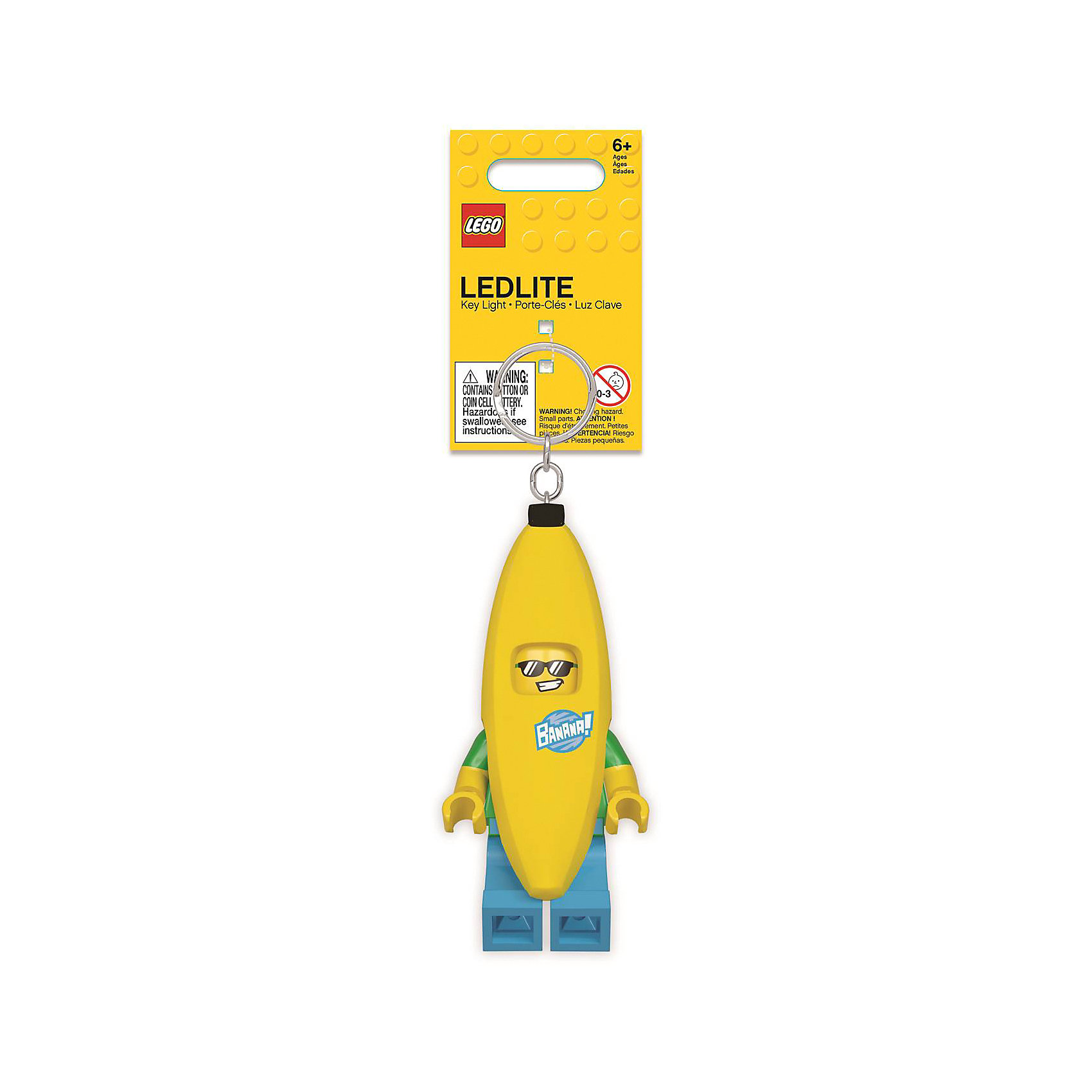 

Брелок-фонарик для ключей Lego Banana Guy: Человек-банан, Желтый