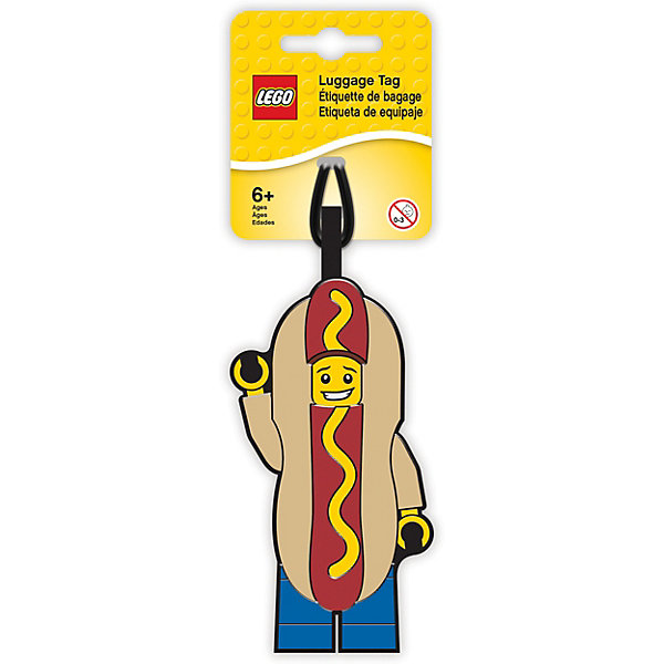 фото Бирка для багажа Lego Hot Dog -