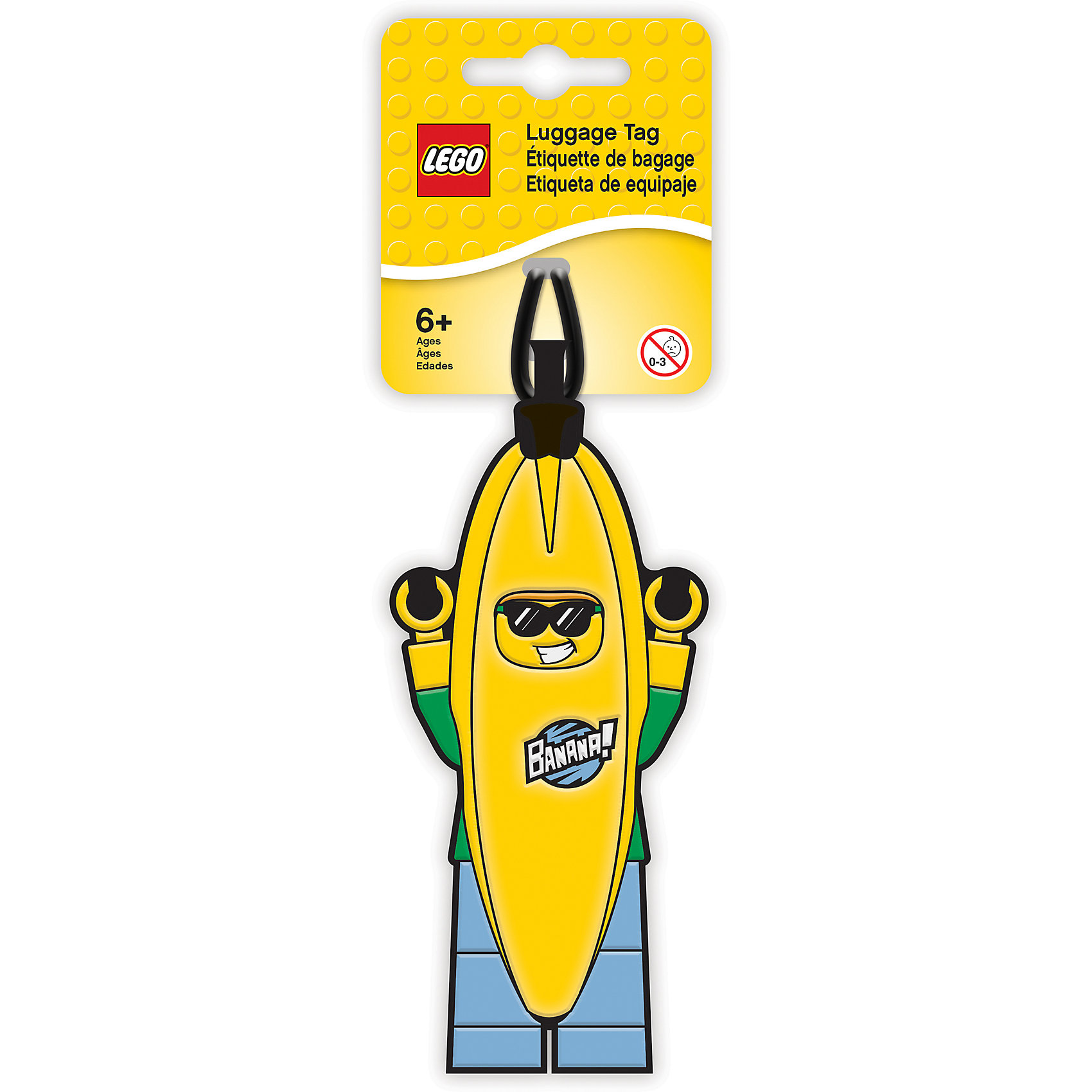 фото Бирка для багажа Lego Banana -