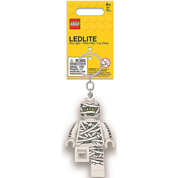 

Брелок-фонарик для ключей Lego, Mummy, Белый