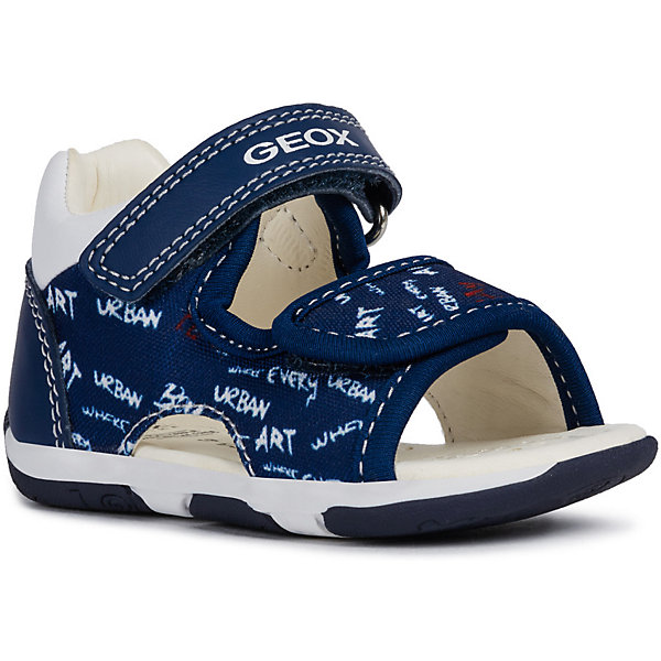 

Сандалии GEOX, Синий/белый