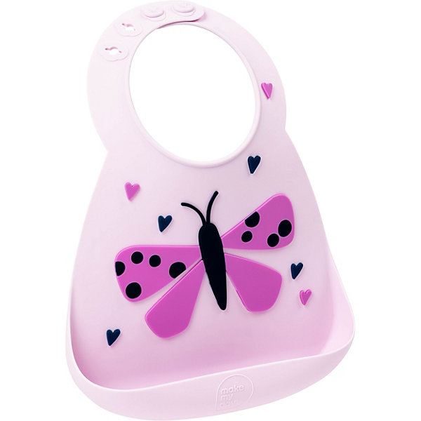 фото Нагрудник Baby Bib Butterfly Make my day