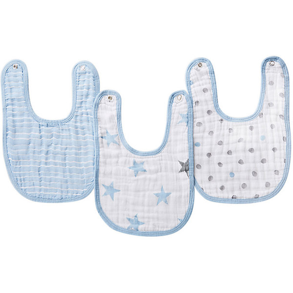 фото Слюнявчики Aden+anais "Little bibs", 3 штуки