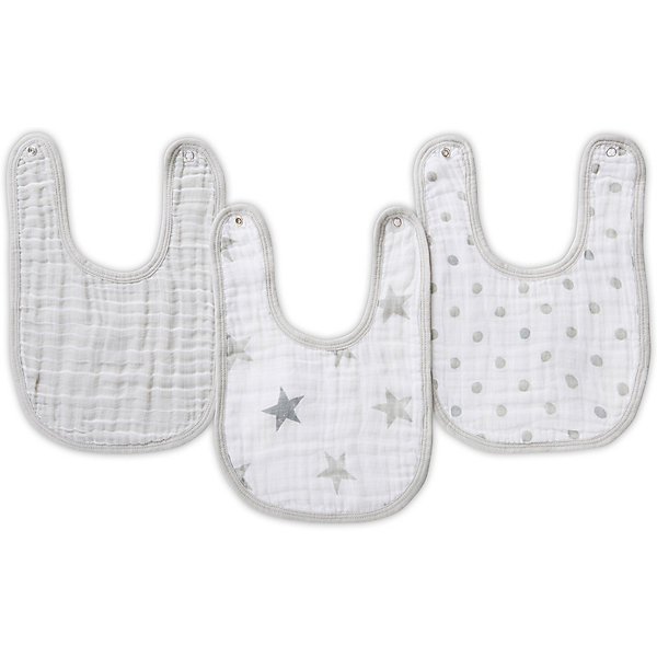 

Слюнявчики Aden+anais "Little bibs", 3 штуки, Разноцветный