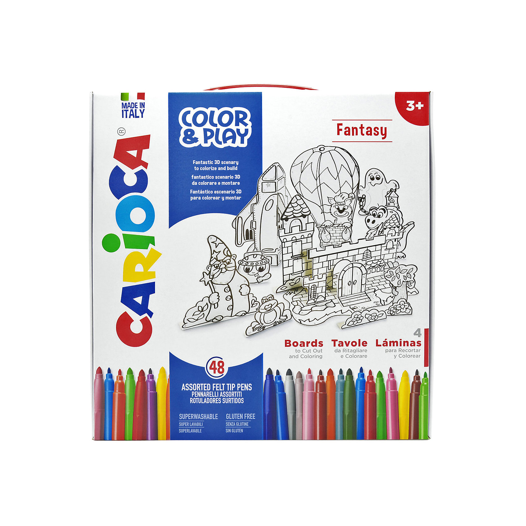 фото Набор для рисования Carioca "Color&Play" Fantasy, 52 предмета