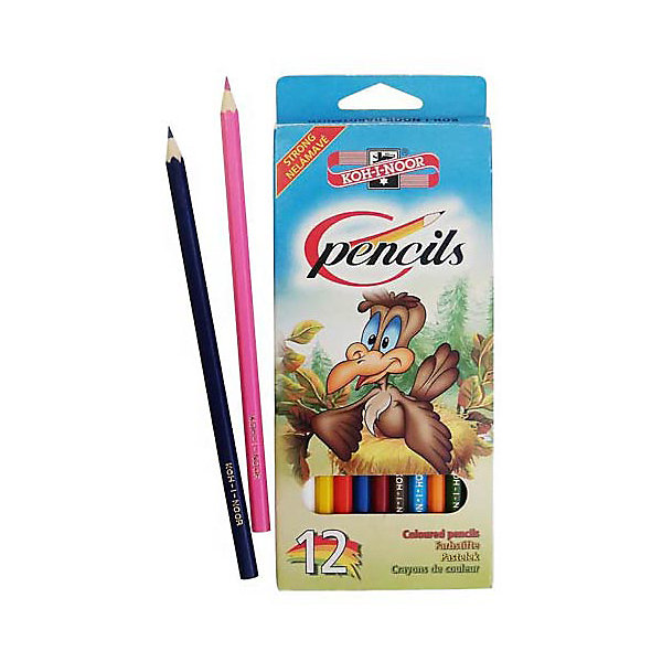 Набор цветных карандашей "Птицы", 12 цветов Koh-i-Noor 10627298