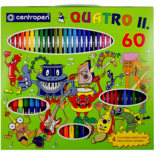 

Подарочный набор Centropen "Quatro II", 60 предметов, Зеленый, Подарочный набор Centropen "Quatro II", 60 предметов