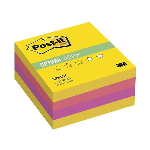 

Бумага для заметок с липким слоем 3M "Post-It Optima" Лето, жёлтая неоновая радуга, 400 листов, Желтый, Бумага для заметок с липким слоем 3M "Post-It Optima" Лето, жёлтая неоновая радуга, 400 листов