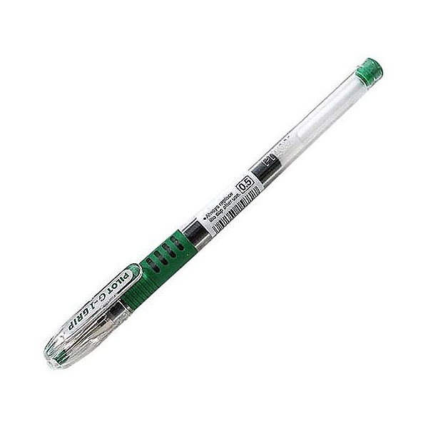 

Ручка гелевая Pilot "G-1 GRIP", зелёная, Зеленый, Ручка гелевая Pilot "G-1 GRIP", зелёная
