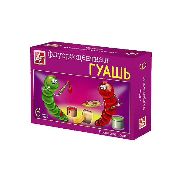 

Гуашь Луч художественная, 6 цветов, Розовый, Гуашь Луч художественная, 6 цветов