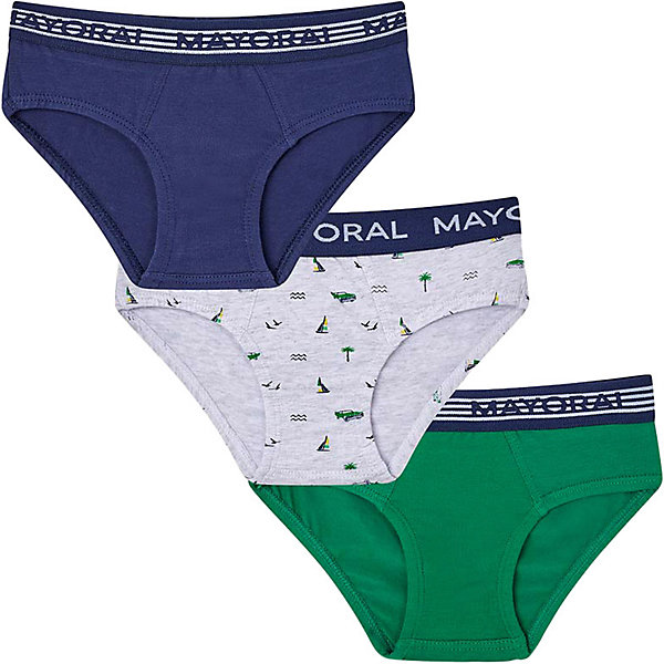 

Трусы Mayoral, 3 шт, Зеленый
