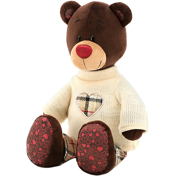 

Мягкая игрушка Orange Choco & Milk Мишка Choco в свитере, 30 см, Коричневый