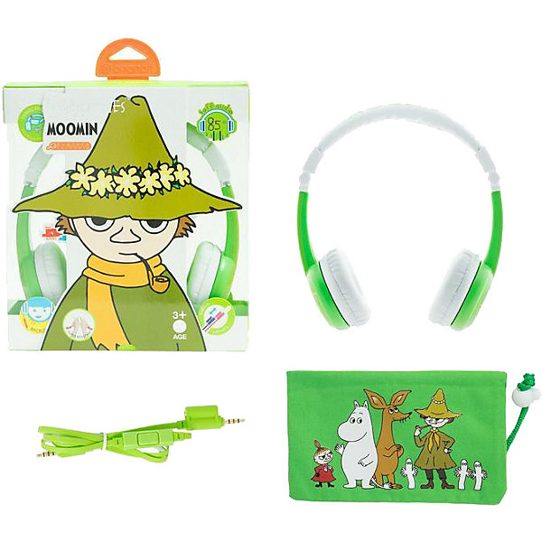 

Наушники BuddyPhones Foldable Snufkin, зеленый, Наушники BuddyPhones Foldable Snufkin,