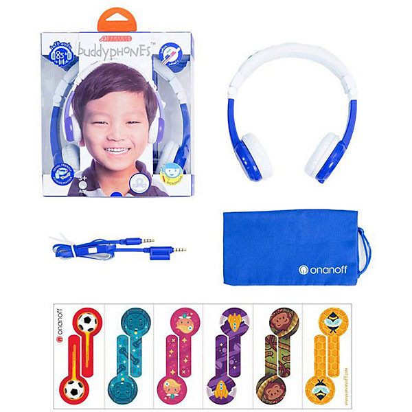 

Наушники BuddyPhones Explore, синий