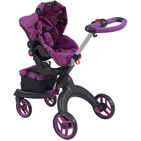 фото Коляска для кукол Buggy Boom Aurora, фиолетовая