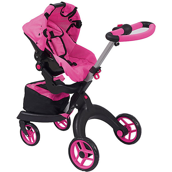 

Коляска для кукол Buggy Boom Aurora, фуксия, Розовый