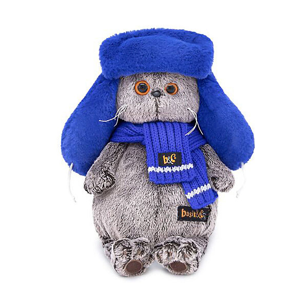 

Мягкая игрушка Budi Basa Кот Басик в меховой шапке, 19 см, Серый, Мягкая игрушка Budi Basa Кот Басик в меховой шапке, 19 см