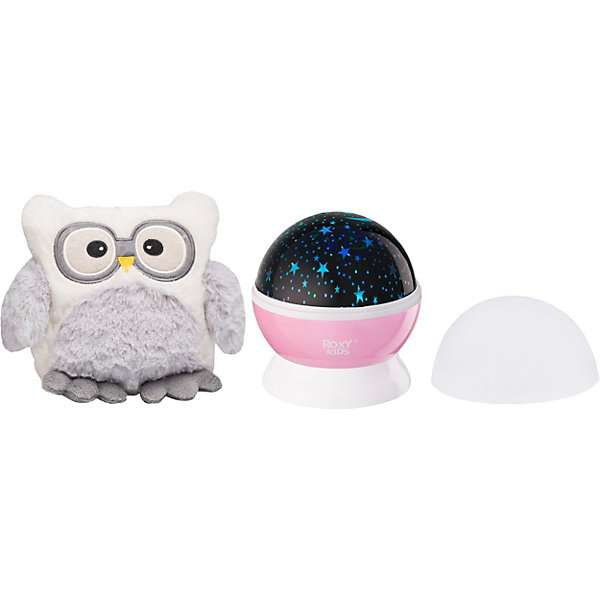 

Ночник-проектор звездного неба с игрушкой Roxy-Kids Little Owl, Розовый, Ночник-проектор звездного неба с игрушкой Roxy-Kids Little Owl