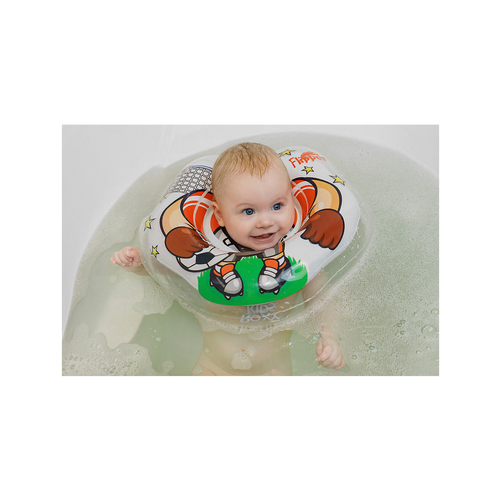 

Надувной круг на шею для купания Roxy-Kids Flipper Футболист., Разноцветный