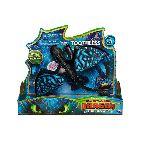 

Игрушка Spin Master Dragons Большая фигурка дракона, со звуковыми и световыми эффектами, Разноцветный