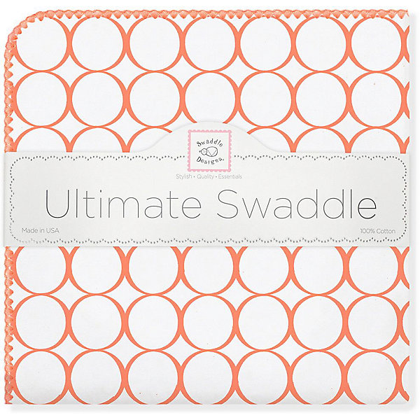 

Фланелевая пеленка SwaddleDesigns Orange Mod, 110х110 см, Оранжевый, Фланелевая пеленка SwaddleDesigns Orange Mod, 110х110 см