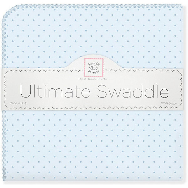 

Фланелевая пеленка SwaddleDesigns Blue Dot, 110х110 см, Голубой, Фланелевая пеленка SwaddleDesigns Blue Dot, 110х110 см