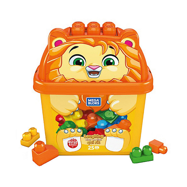 

Конструктор Mega Bloks "Животные" Тигр, 25 деталей