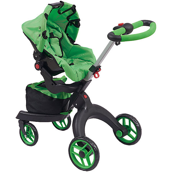 

Коляска для кукол Buggy Boom Aurora, ярко-зеленая, Зеленый