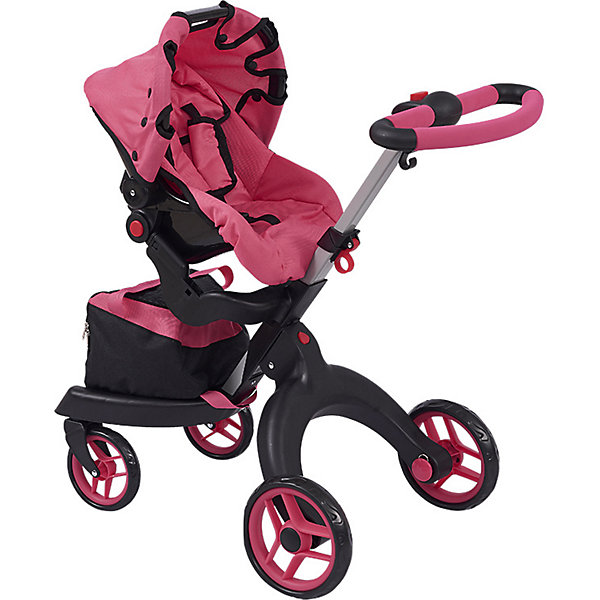 

Коляска для кукол Buggy Boom Aurora, розовая, Розовый