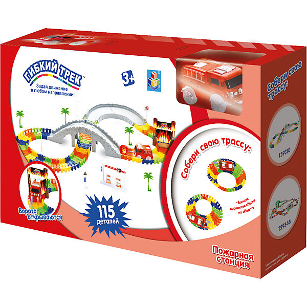 

Гибкий трек 1Toy Пожарная станция, 115 деталей, Разноцветный, Гибкий трек 1Toy Пожарная станция, 115 деталей