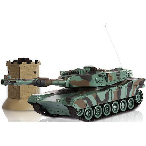 

Танк Mioshi Army "Осада Башни: M1A2" на радиоуправлении, свет/звук, Хаки