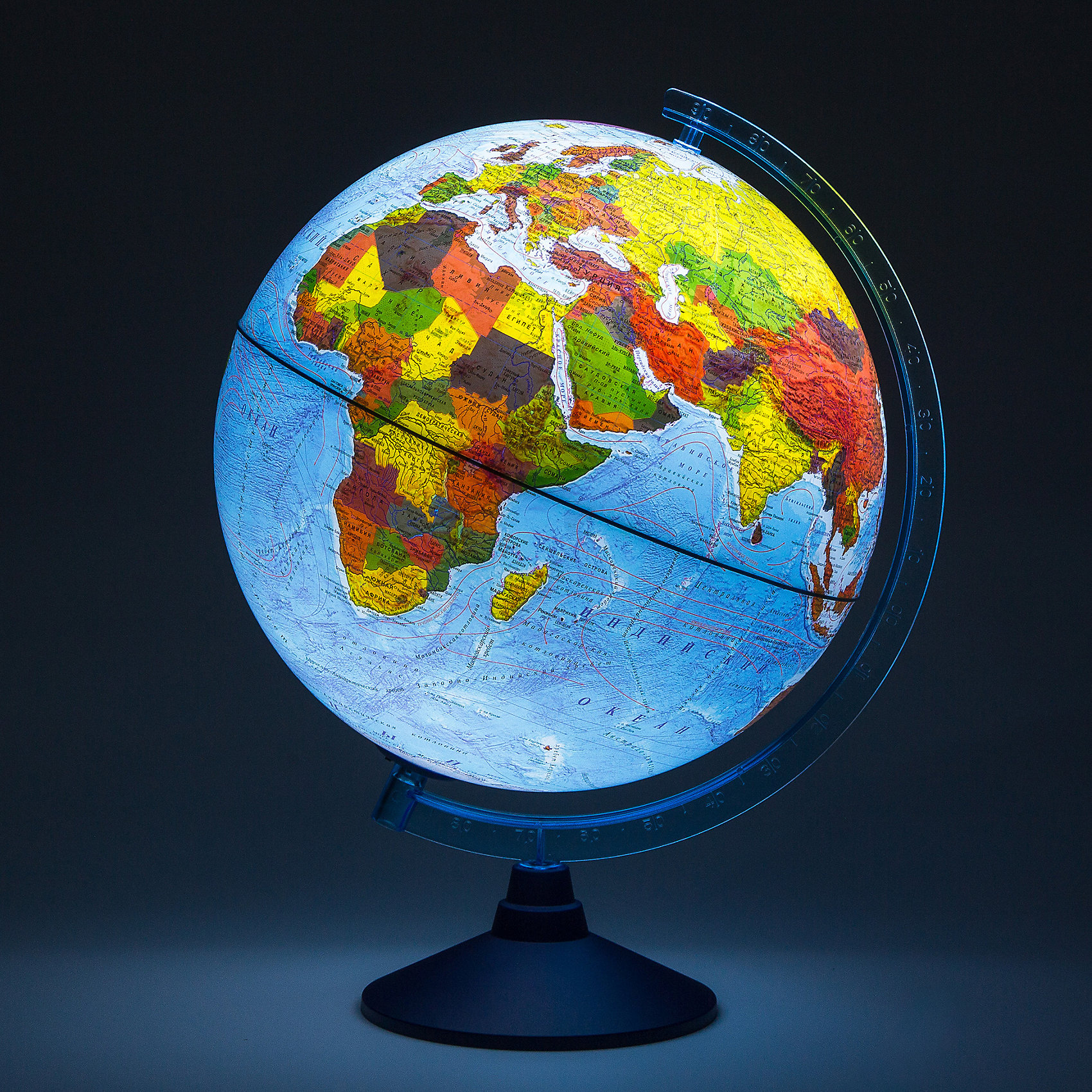 фото Интерактивный глобус Земли Globen физико-политический с подсветкой, 320мм