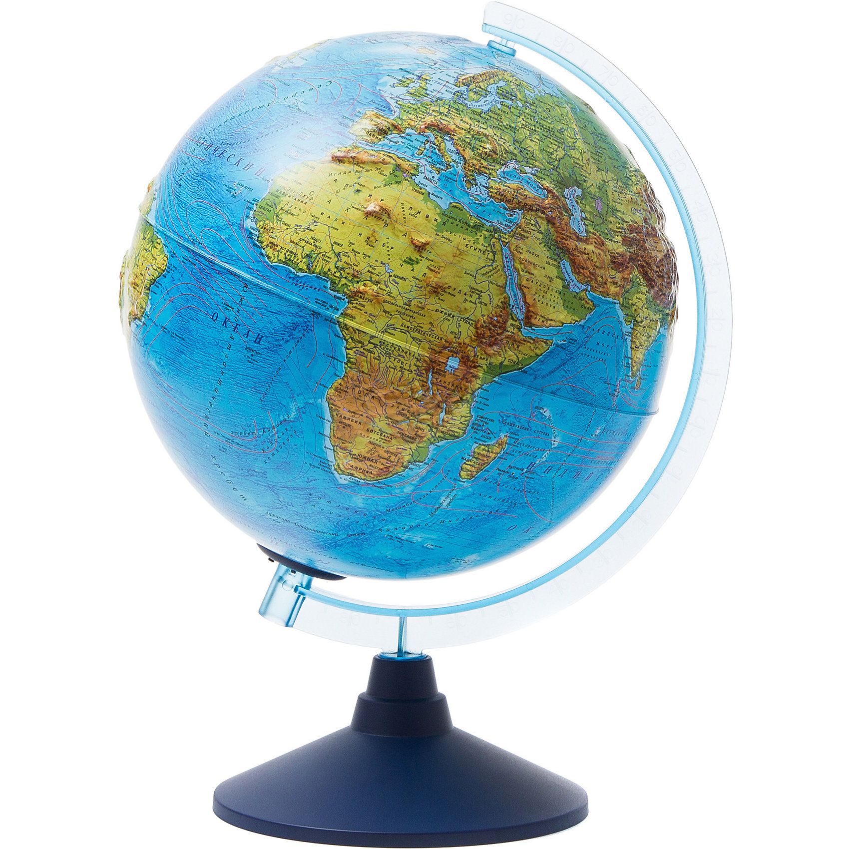 фото Интерактивный глобус Земли Globen физико-политический рельефный с подсветкой, 250мм