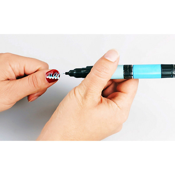 

Лак-ручка для ногтей Creative Nails, 2 шт.: бежевый, темно-фиолетовый