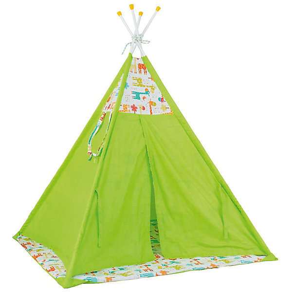 

Палатка-вигвам детская Polini kids Жираф, зеленый, Палатка-вигвам детская Polini kids Жираф,