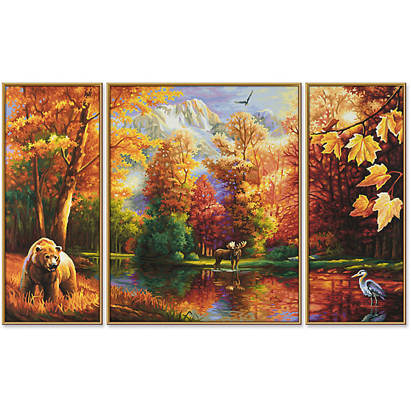 Картина-триптих по номерам "Осень", 50х80 см SCHIPPER 10832604
