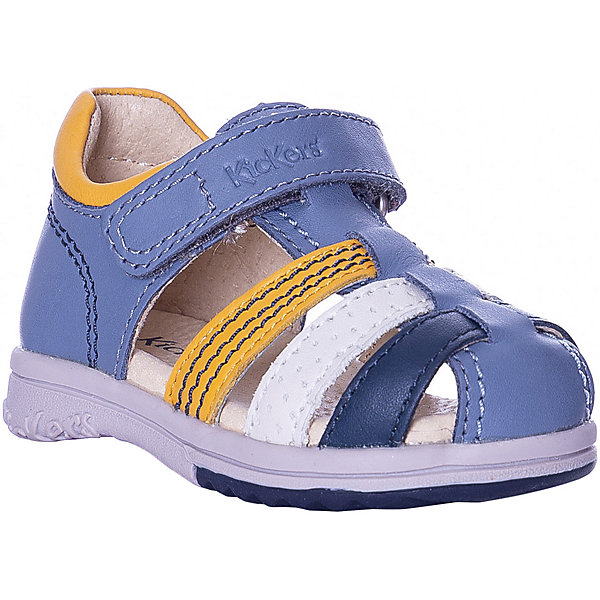 

Сандалии Kickers Platlback для мальчика, Голубой