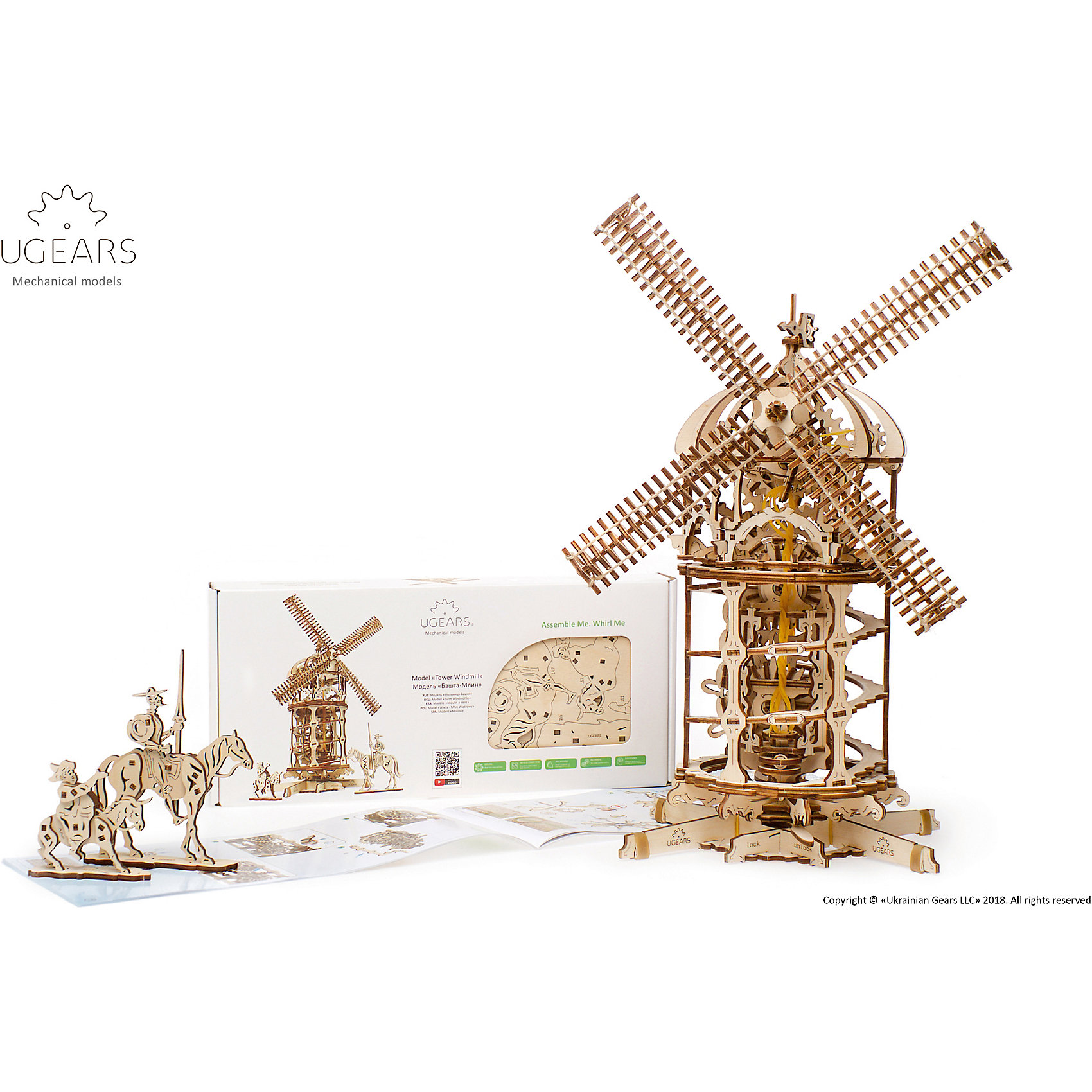 

Сборная модель Ugears Мельница Башня