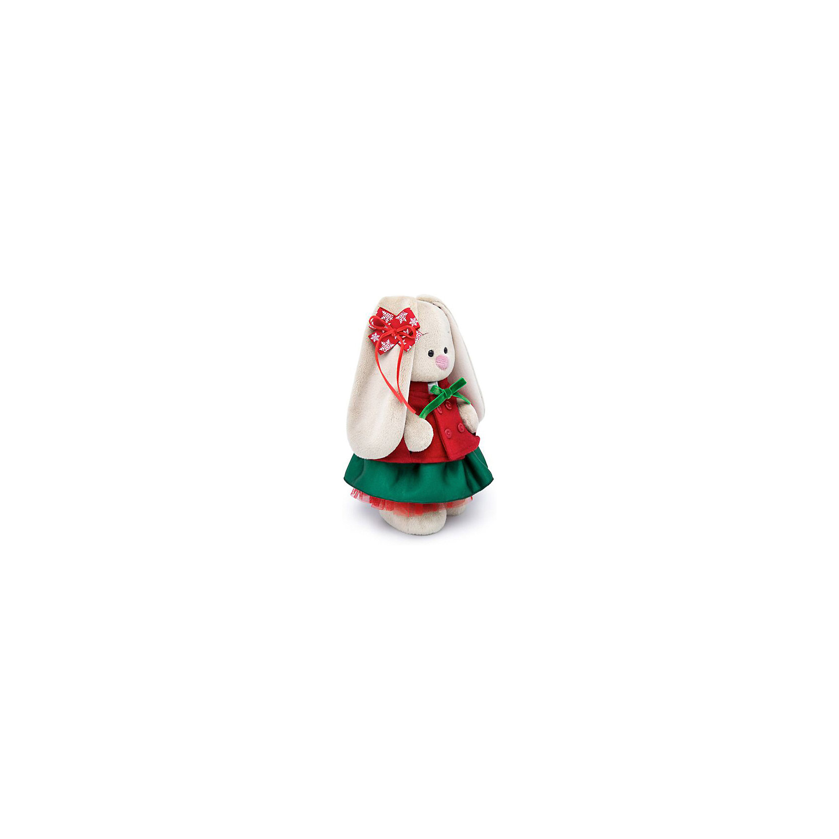 фото Мягкая игрушка Budi Basa Зайка Ми в красном жакете и зеленой юбке, 32 см
